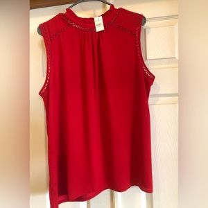 Red LOFT Tank ~ Size Large